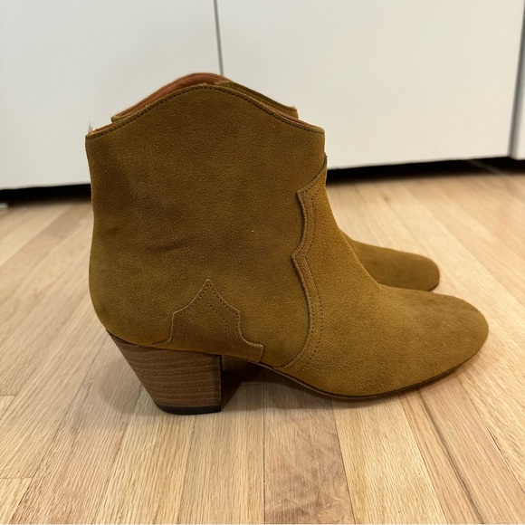 NEW Isabel Marant Suede Dicker Heeled Ankle Boot 36 - Picture 2 of 13